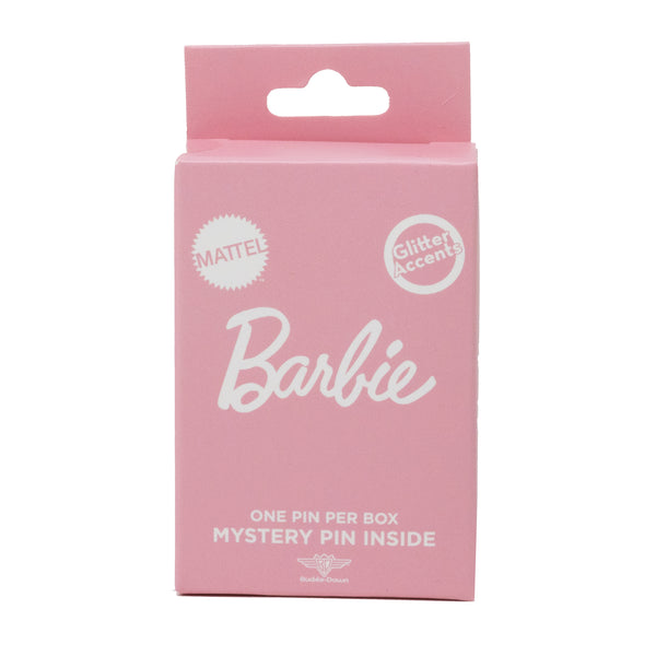 Buckle-Down Barbie Mystery Enamel Pin Blind Box Series Barbie Hand Heart Barbie 1959 Logo Barbie Ponytail Silhouette Barbie Signature Barbie Heart Sunglasses Or Barbie Heart Signature