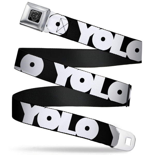 Buckle-Down BD Wings Logo CLOSE-UP Full Color Black Silver Seatbelt Belt - YOU'VE GOT A FRIEND Pennsylvania State Silhouette Blue/Gold Webbing