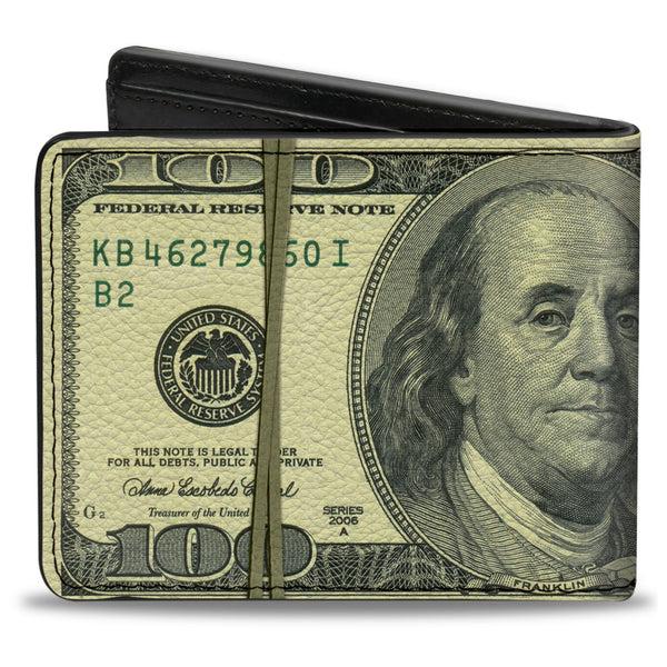 Buckle-Down Bi-Fold Wallet - 100 Dollar Bill Series 2006 W Rubberband