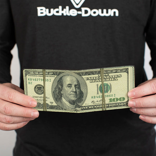 Buckle-Down Bi-Fold Wallet - 100 Dollar Bill Series 2006 W Rubberband
