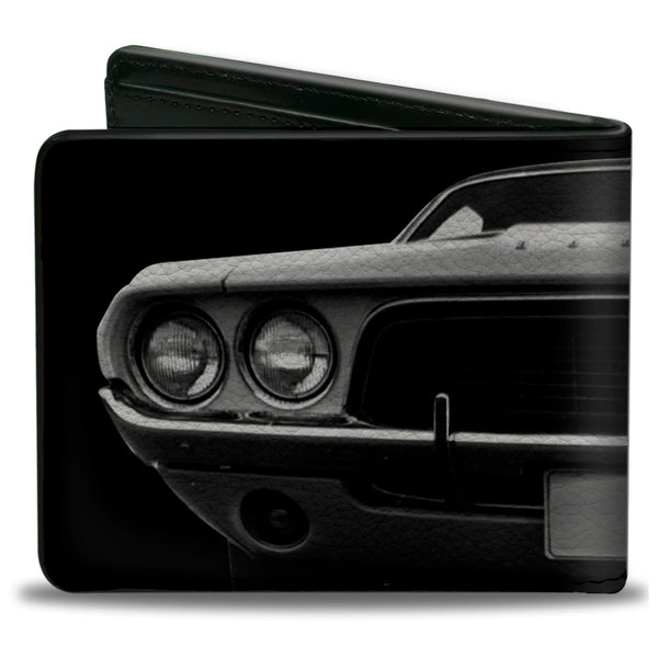 Buckle-Down Bi-Fold Wallet - 1976 Challenger Black & White