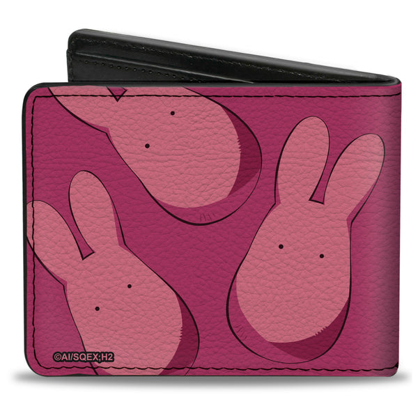 Buckle-Down Bi-Fold Wallet - After-School Hanako-Kun Mokke Scattered Pinks