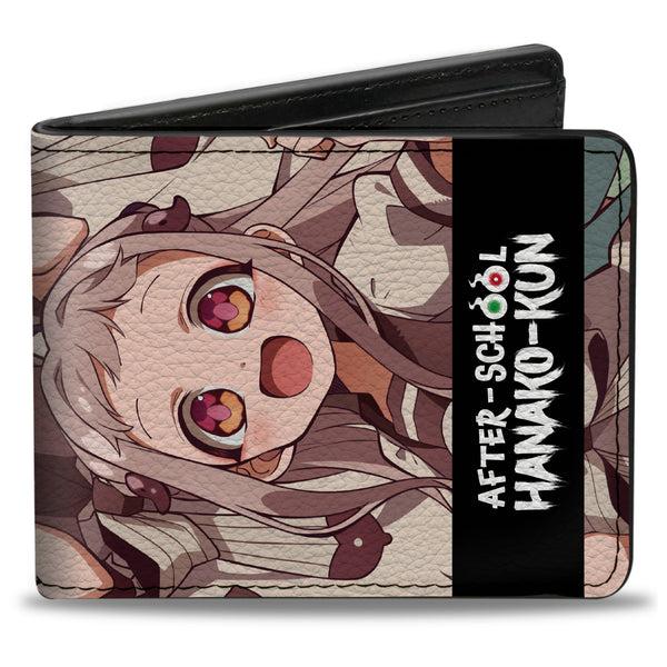 Buckle-Down Bi-Fold Wallet - AFTER-SCHOOL HANAKO-KUN Three Character Group Pose And Title Logo