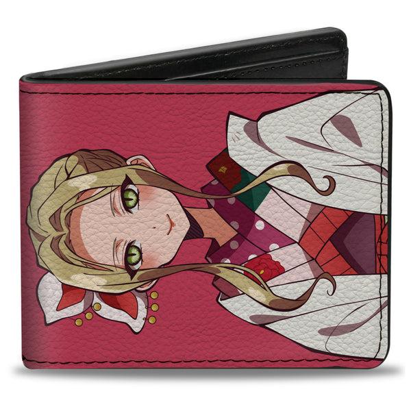 Buckle-Down Bi-Fold Wallet - AFTER-SCHOOL HANAKO-KUN Yako Pose and Title Logo Pink