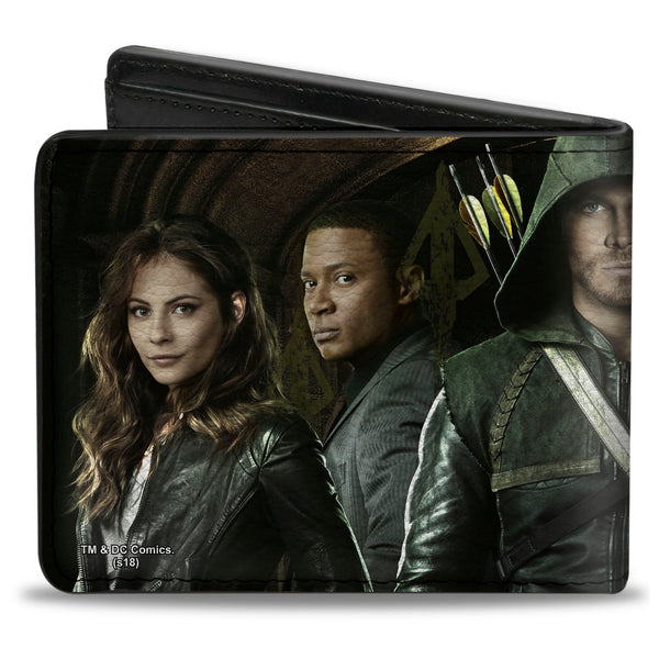 Buckle-Down Bi-Fold Wallet - ARROW 5-Character Group Pose