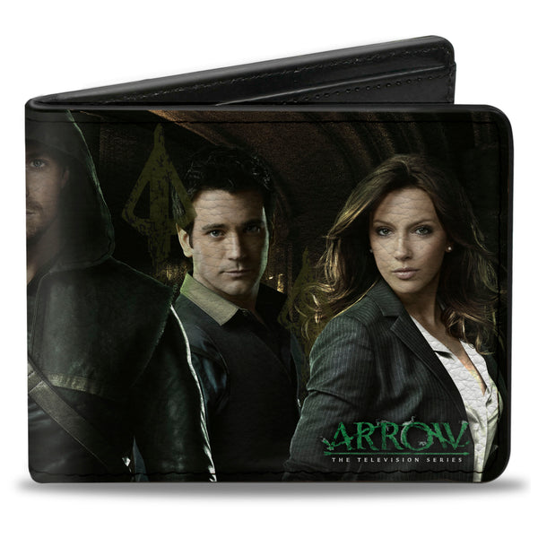 Buckle-Down Bi-Fold Wallet - ARROW 5-Character Group Pose
