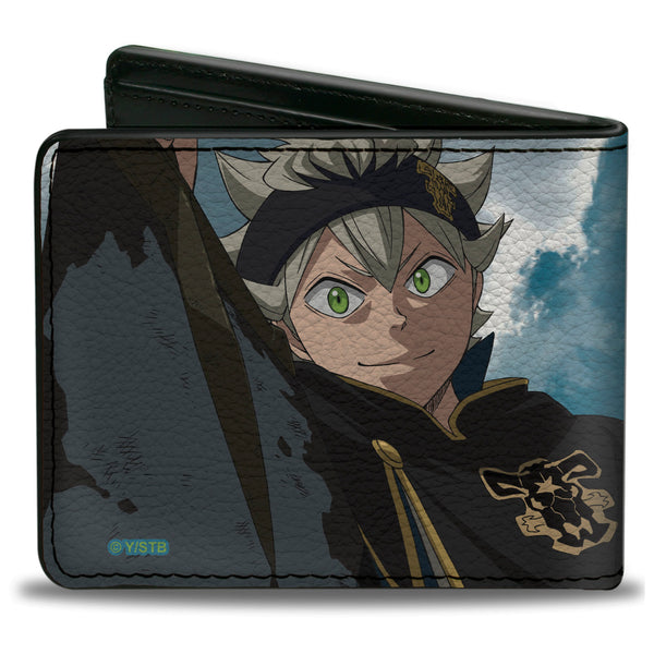 Buckle-Down Bi-Fold Wallet - Black Clover Asta And Yami Looking Down Sky Pose