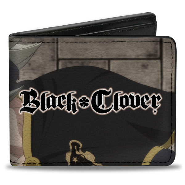 Buckle-Down Bi-Fold Wallet - BLACK CLOVER Asta Profile Pose And Title Logo