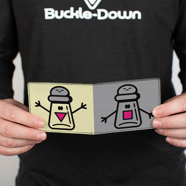 Buckle-Down Bi-Fold Wallet - Blue's Clues Mrs. Pepper + Mr. Salt Poses