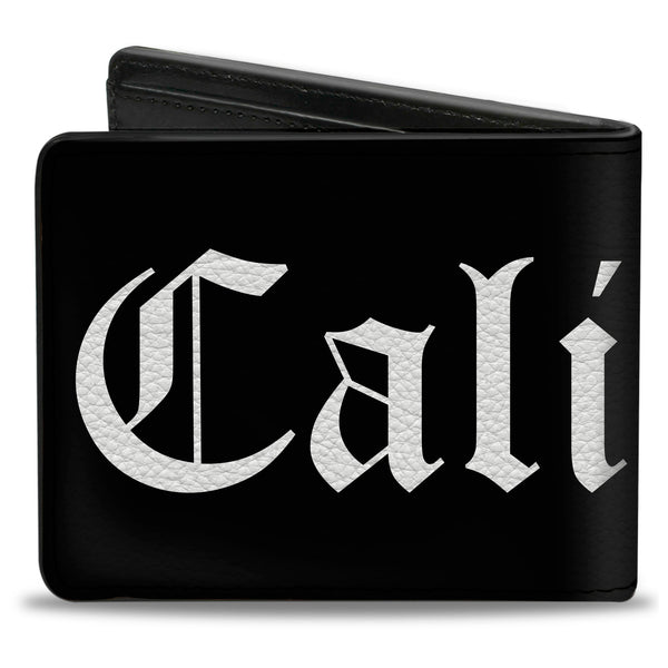 Buckle-Down Bi-Fold Wallet - CALI Old English Black White