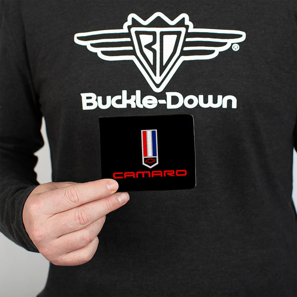 Buckle-Down Bi-Fold Wallet - Camaro Badge Logo CENTERED