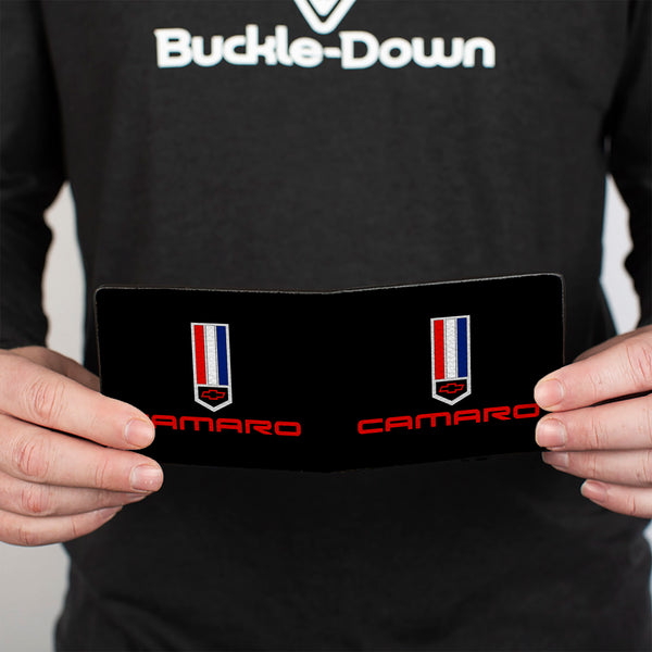 Buckle-Down Bi-Fold Wallet - Camaro Badge Logo CENTERED