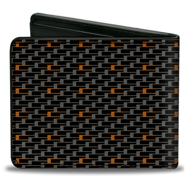 Buckle-Down Bi-Fold Wallet - Camaro Performance 02 CAMARO W Mini C Black Gray Orange