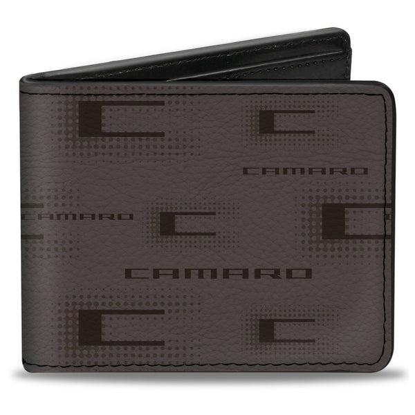 Buckle-Down Bi-Fold Wallet - Camaro Performance 03 CAMARO w Multi C Gray Black