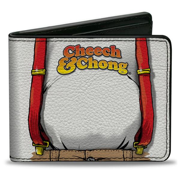 Buckle-Down Bi-Fold Wallet - CHEECH & CHONG Cheech Character Close-Up White/Red