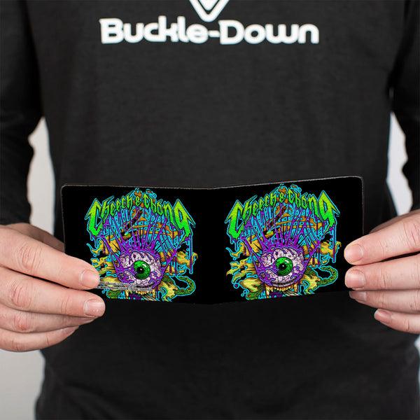 Buckle-Down Bi-Fold Wallet - CHEECH & CHONG Earache My Eye Trip Black Multi Color