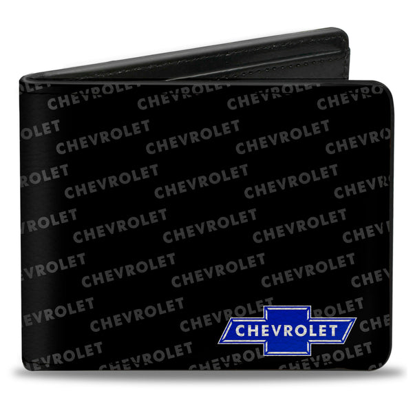 Buckle-Down Bi-Fold Wallet - Chevy Bowtie CORNER w Text