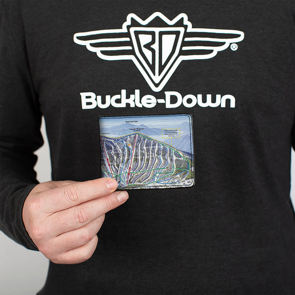 Buckle-Down Bi-Fold Wallet - Colorado Aspen Ski Trail Map