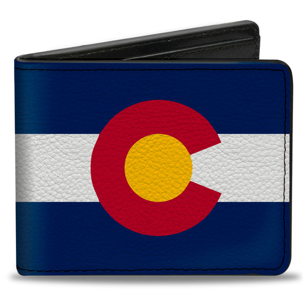 Buckle-Down Bi-Fold Wallet - Colorado Flag Logo Centered
