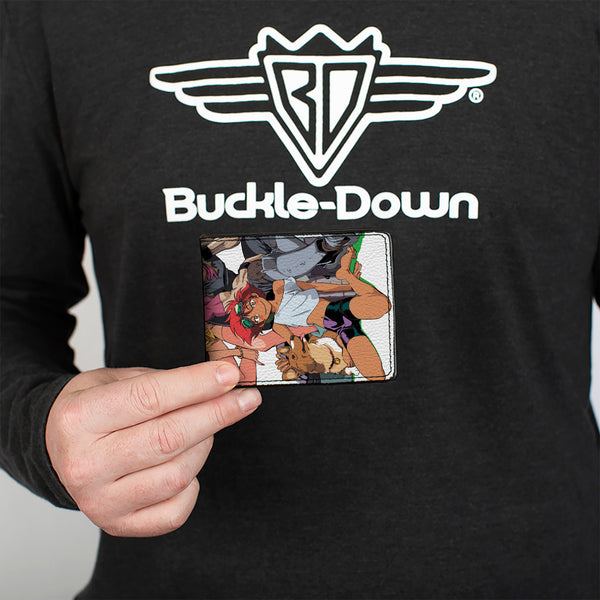 Buckle-Down Bi-Fold Wallet - COWBOY BEBOP Four Character Group Pose And Title Logo