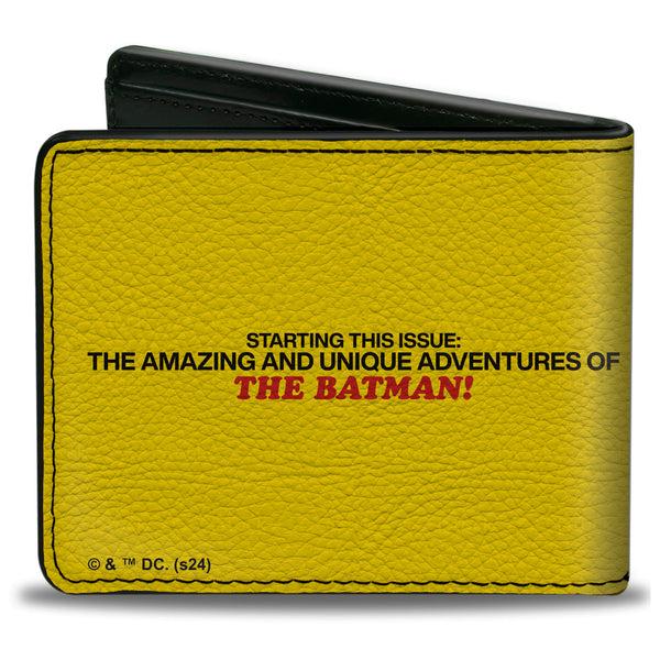 Buckle-Down Bi-Fold Wallet - DC Comics Batman No. 27 Comic Cover Scene Yellow