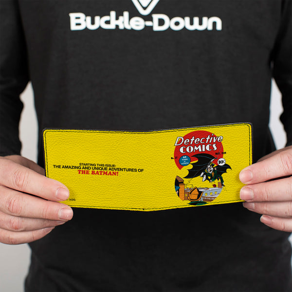 Buckle-Down Bi-Fold Wallet - DC Comics Batman No. 27 Comic Cover Scene Yellow