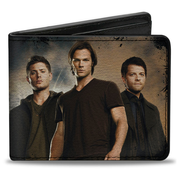 Buckle-Down Bi-Fold Wallet - Dean Sam & Castiel Group + NOTHING IN OUR LIVES IS SIMPLE-SUPERNATURAL