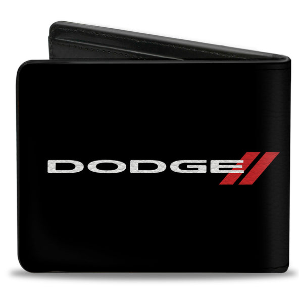 Buckle-Down Bi-Fold Wallet - DODGE Red Rhombus Black White Red