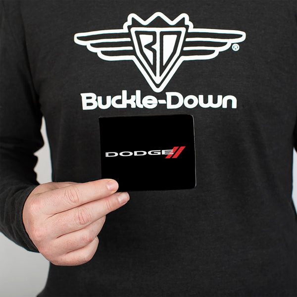 Buckle-Down Bi-Fold Wallet - DODGE Red Rhombus Black White Red