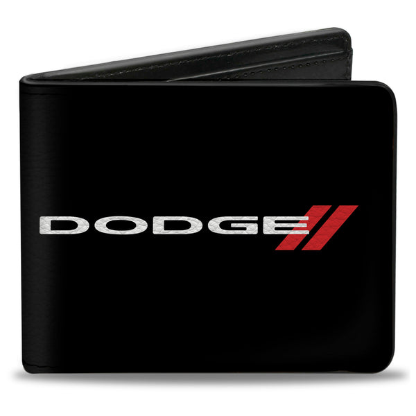 Buckle-Down Bi-Fold Wallet - DODGE Red Rhombus Black White Red