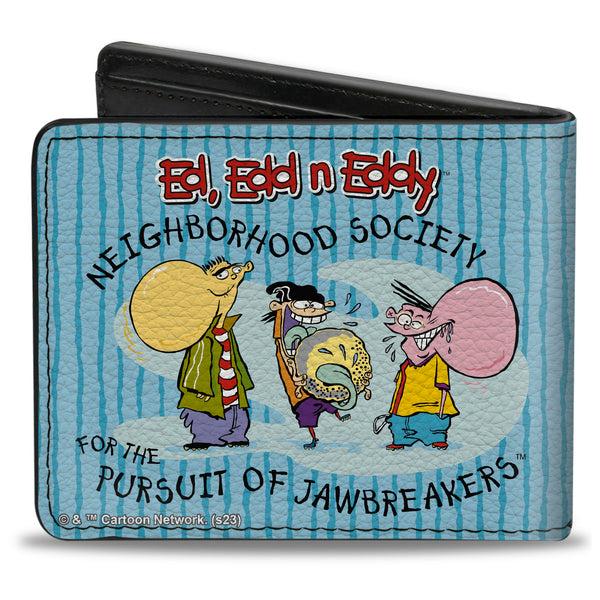 Buckle-Down Bi-Fold Wallet - ED EDD N EDDY JAWBREAKERS Pose And Title Logo Blues