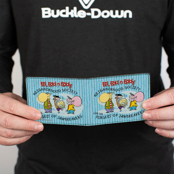 Buckle-Down Bi-Fold Wallet - ED EDD N EDDY JAWBREAKERS Pose And Title Logo Blues