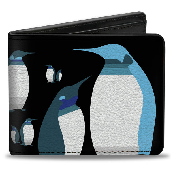 Buckle-Down Bi-Fold Wallet - Emperor Penguins Gray Blues