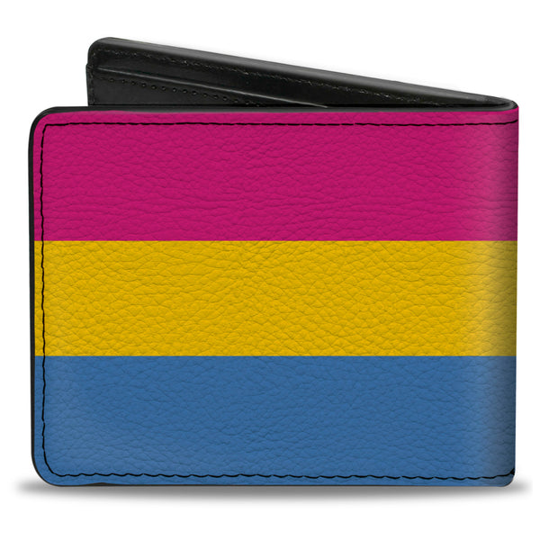 Buckle-Down Bi-Fold Wallet - Flag Pansexual Pink Yellow Blue