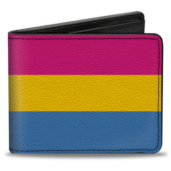 Buckle-Down Bi-Fold Wallet - Flag Pansexual Pink Yellow Blue