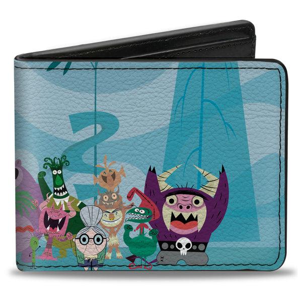Buckle-Down Bi-Fold Wallet - Foster's Home for Imaginary Friends Group Pose Blues