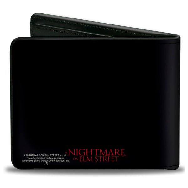 Buckle-Down Bi-Fold Wallet - Freddy's Hand NEVER SLEEP AGAIN + A NIGHTMARE ON ELM STREET Black Red
