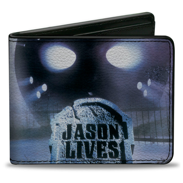 Buckle-Down Bi-Fold Wallet - Friday the 13th PART VI KILL OR BE KILLED Movie Poster and Title Logo
