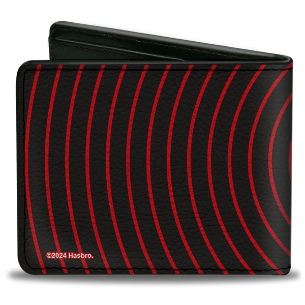 Buckle-Down Bi-Fold Wallet - GI Joe COBRA Ripple Logo Black/Red