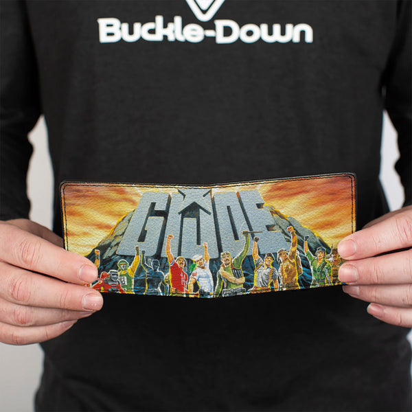 Buckle-Down Bi-Fold Wallet - GI JOE Retro Yo Joe Stone Group Pose