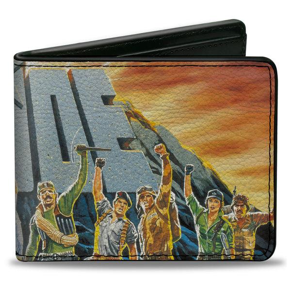 Buckle-Down Bi-Fold Wallet - GI JOE Retro Yo Joe Stone Group Pose