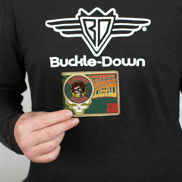 Buckle-Down Bi-Fold Wallet - Grateful Dead Dave's Picks Bonus 2012 Capital Centre Landover Cover Art