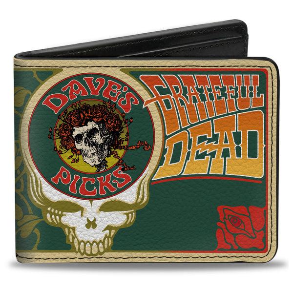 Buckle-Down Bi-Fold Wallet - Grateful Dead Dave's Picks Bonus 2012 Capital Centre Landover Cover Art