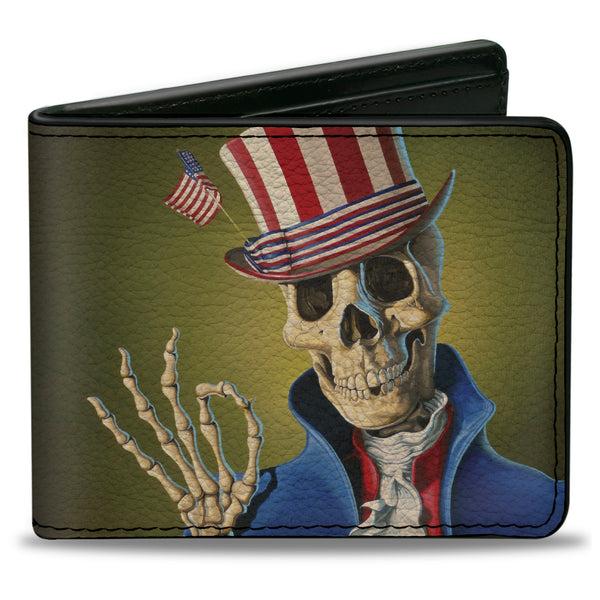 Buckle-Down Bi-Fold Wallet - Grateful Dead Dave's Picks Volume Four College of William and Mary Uncle Sam Cover Art