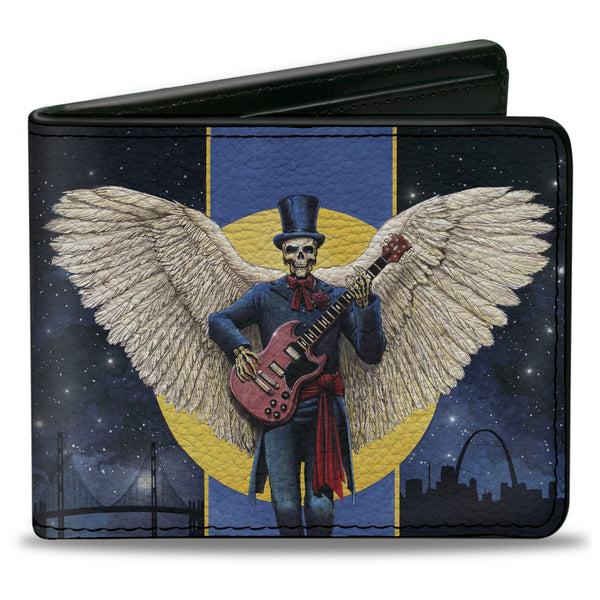 Buckle-Down Bi-Fold Wallet - Grateful Dead Dave's Picks Volume Six San Francisco and St. Louis Skeleton Cover Art