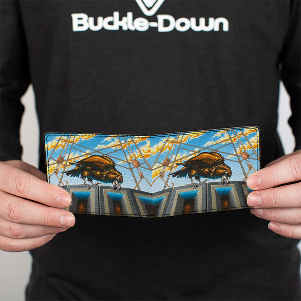 Buckle-Down Bi-Fold Wallet - Grateful Dead Dave's Picks Volume Two Dillon Stadium Raven Cover Art