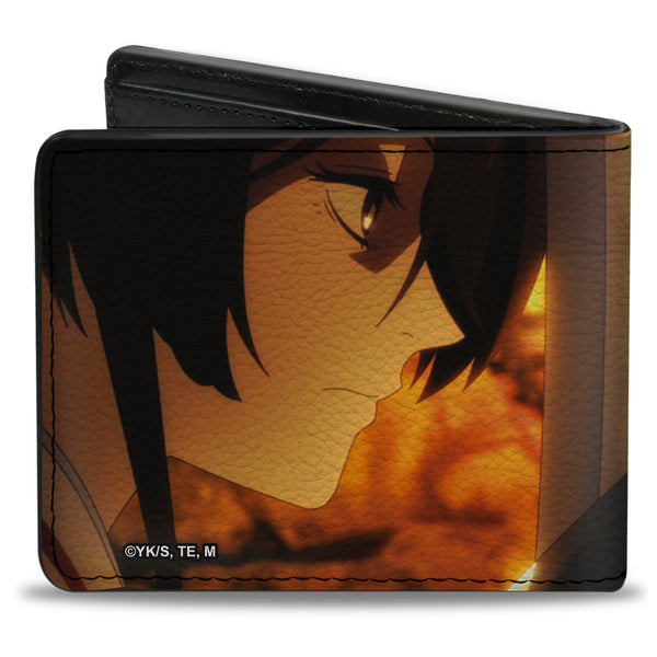 Buckle-Down Bi-Fold Wallet - HELL'S PARADISE Yamada Vs Gabimaru Scene And Title Logo