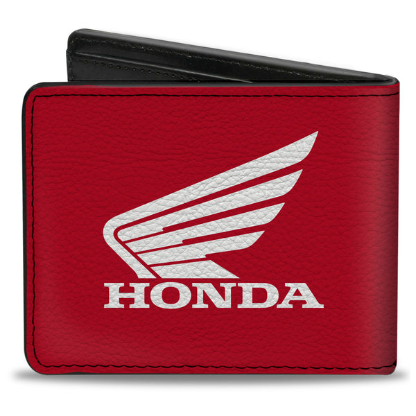 Buckle-Down Bi-Fold Wallet - HONDA Motorcycle Red White