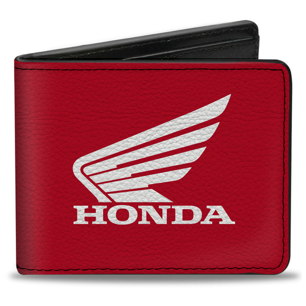 Buckle-Down Bi-Fold Wallet - HONDA Motorcycle Red White