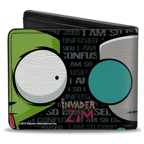 Buckle-Down Bi-Fold Wallet - Invader Zim/Robot CLOSE-UP I AM SO CONFUSED